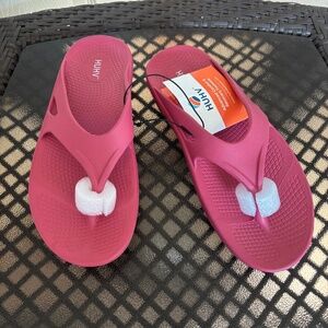 HUHV Original Unisex Recovery Comfort Flip Flop Thong Sandals Size M7/W9